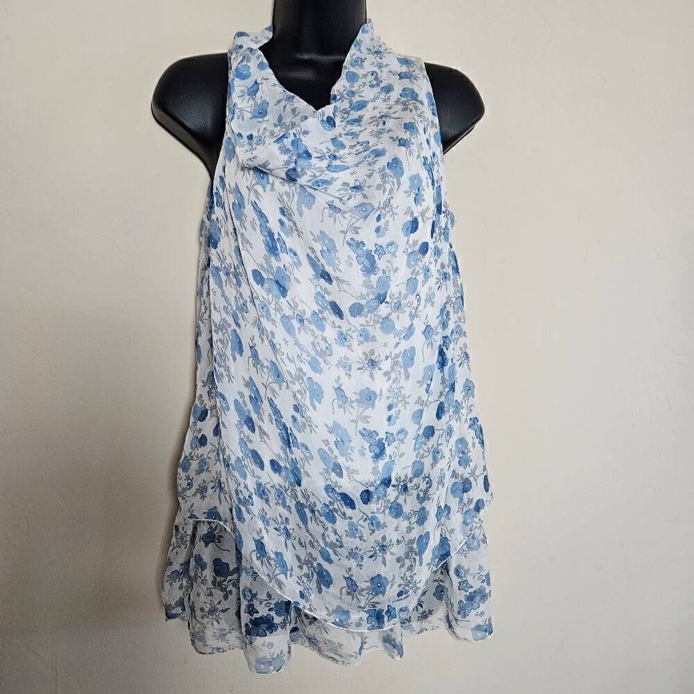 Cosmo Floral Cowlneck Blouse